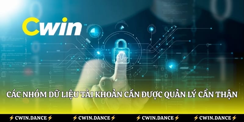 Các nhóm dữ liệu tài khoản cần được quản lý cẩn thận 